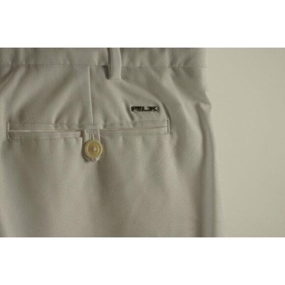 RLX Ralph Lauren Performance Golf Chino Shorts Mens 38 x 8.5" White Flat Stretch - Picture 4 of 10